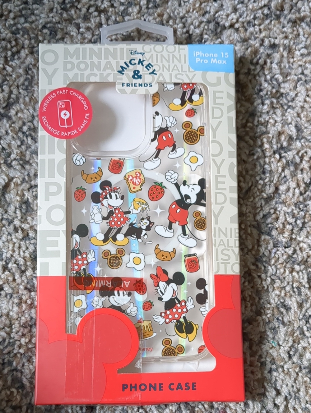 Disney Mickey & Friends Clear iPhone 15 Pro Max Case - Multi